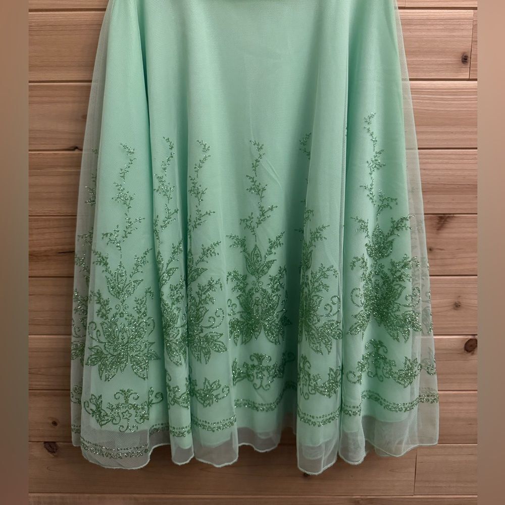 Y2k Ruby Rox Size Small Tinkerbell Green Straples… - image 6